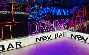 customise neon sign for bar