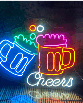 customise cheers neon sign