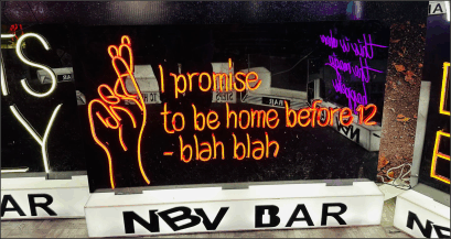 customise neon sign board