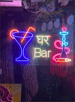 barware neon sign