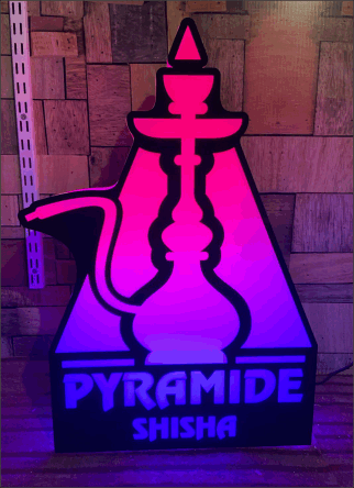 customise hookah sign