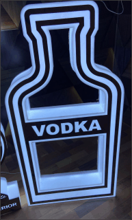 vodka bottle barware prop