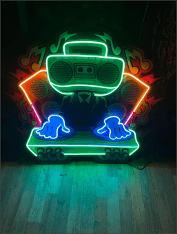 customise neon sign for bar