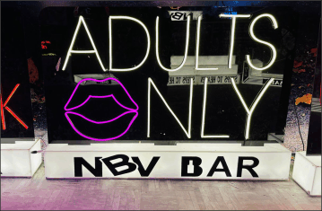 customise barware neon sign