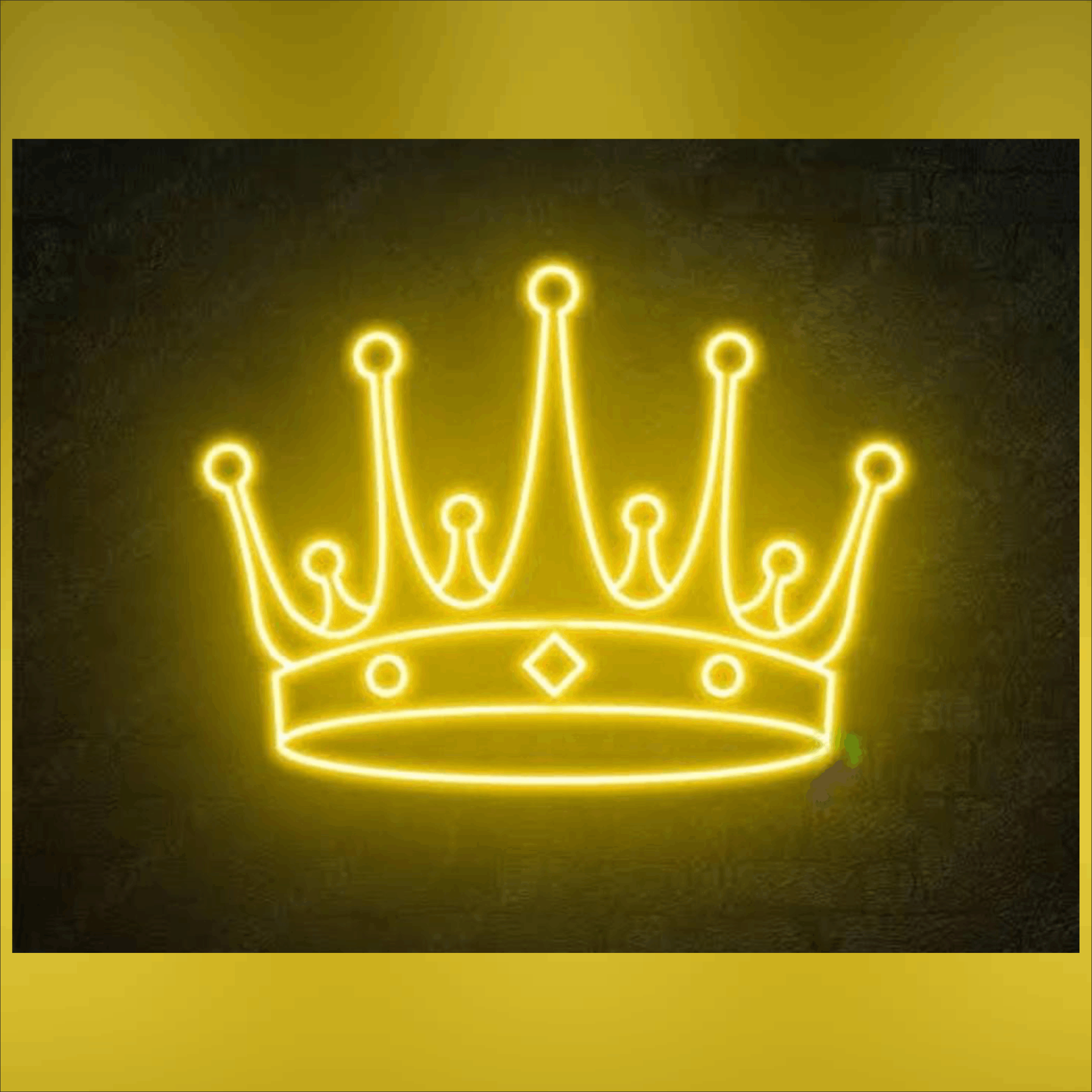 King neon sign