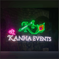 Kahna event neon sign