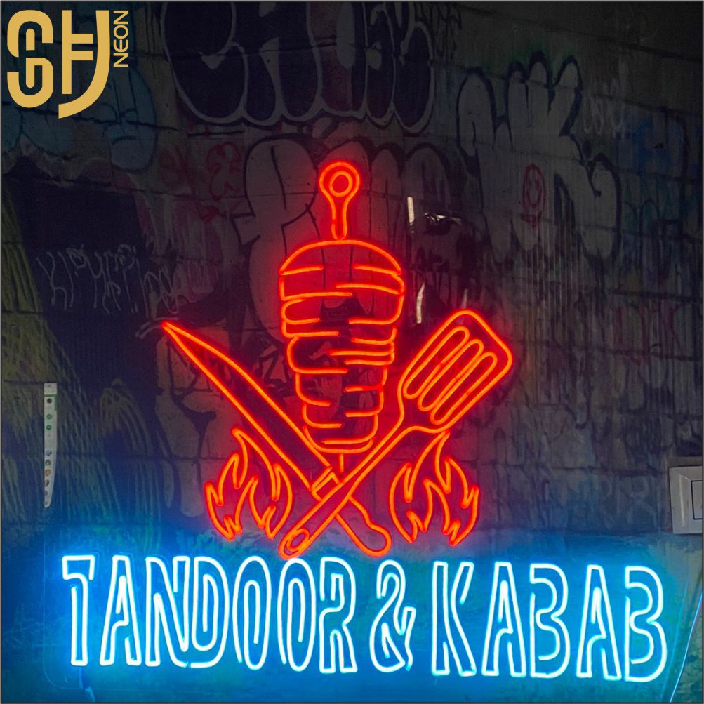 tandoori neon sign
